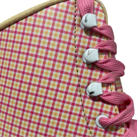IMPALA ROLLERSKATES Pink Tartan Quad Retro Skates Sz 8 - Picture 12 of 12